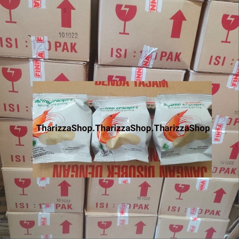 

KERUPUK UDANG FINNA 1 DUS isi 120 kemasan kecil 10gr EXP 2025
