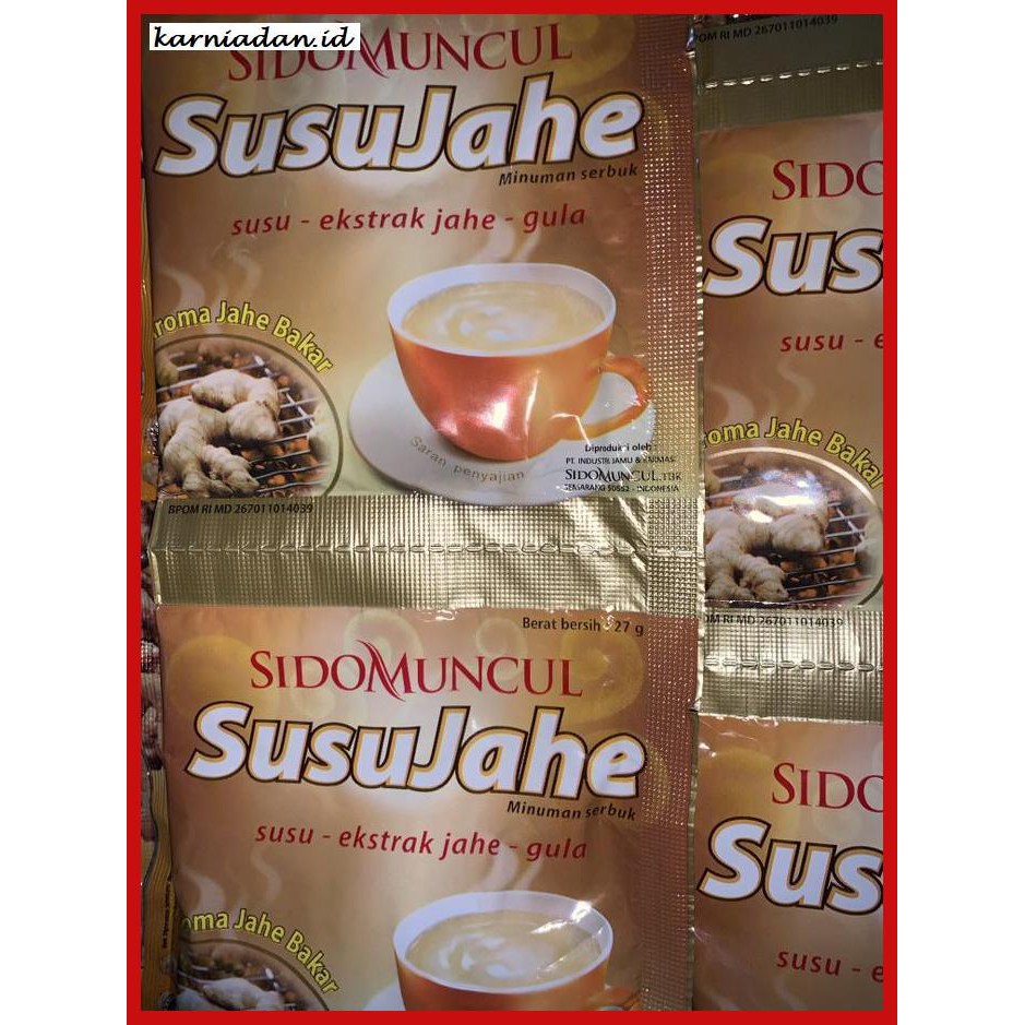 

lanoisidartdrink- sidomuncul susu jahe renceng isi 10 sachet -asliii-bngittt.