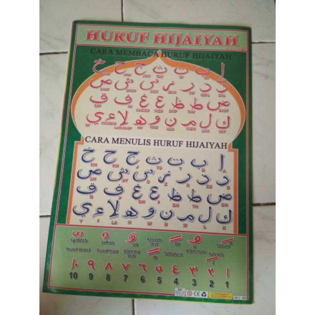 Poster Hijaiyah/Poster Alif Ba Ta