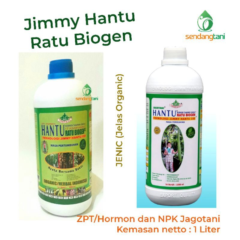 Pupuk Organik Cair Jimmy Hantu Ratu Biogen ZPT Hormon dan NPK Jagotani