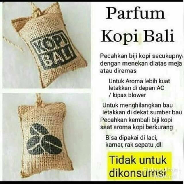 Kopi Bali Parfum Mobil - Pengharum Ruangan Aroma Kopi Bali