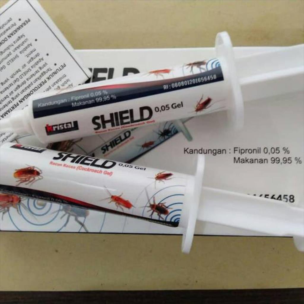 Shield 0.05 Gel 30Gr umpan basmi anti kecoa cockroach Fipronil