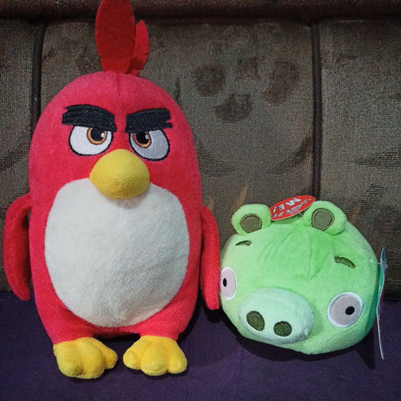 Boneka Angry bird dan Pig Newtag