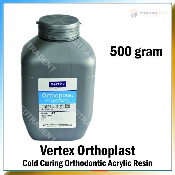 Powder Vertex Orthoplast Shade 923 pinktone 500 ml