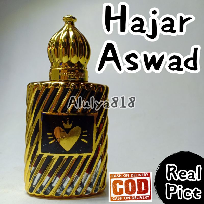 Parfum HAJAR ASWAD Asli Original Arab Saudia