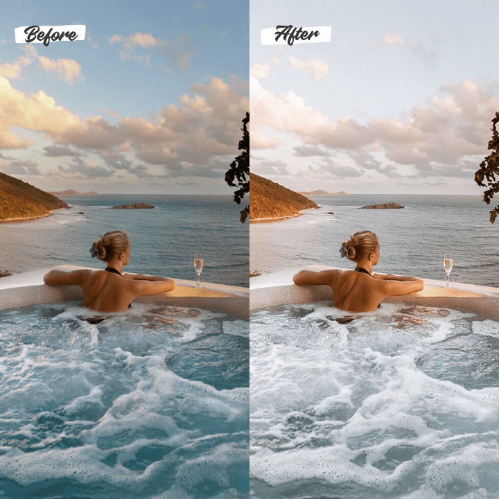 10 Lightroom Preset Insta Cream Pack (10 Preset) Mobile IOS/Android and Dekstop