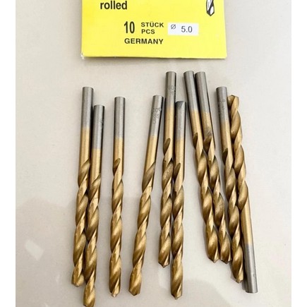 Mata Bor Besi Baja Kuningan 5mm 5 mm GDO KUAT Germany Twist Drill Tool