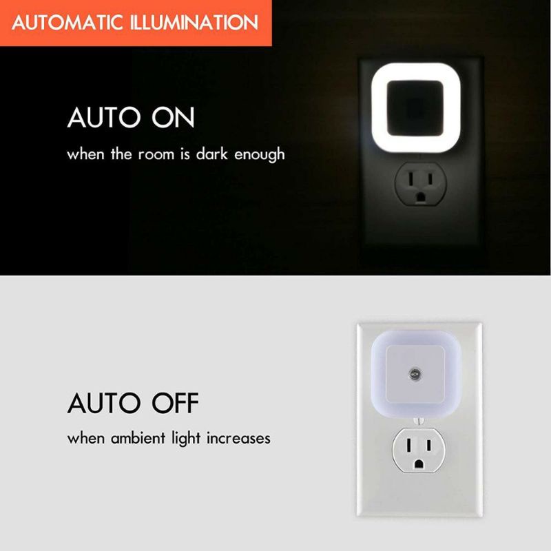 Lampu LED sensor gelap portable lampu tidur kamar emergency