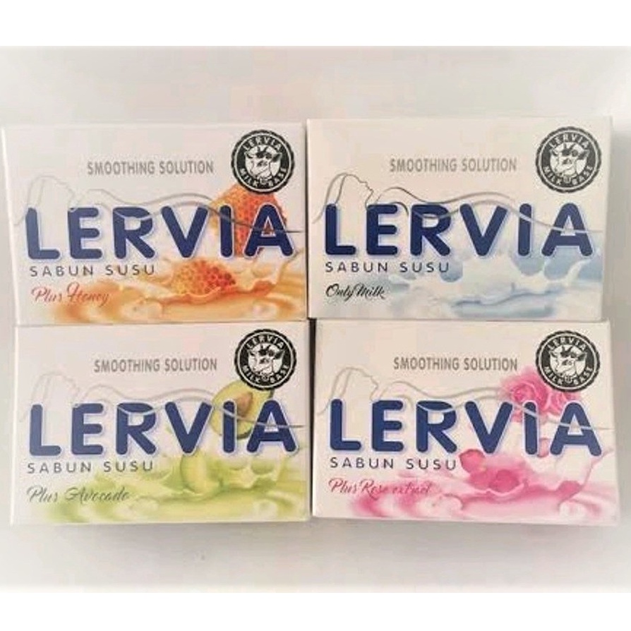 Lervia Sabun Mandi Sabun Susu Aroma 4 Variant 90gr Sabun Lervia Sabun Badan Harga Satuan