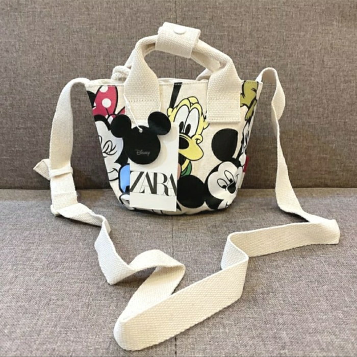 

BAYAR DITEMPAT tas zara disney kanvas original(bonus paperbag)