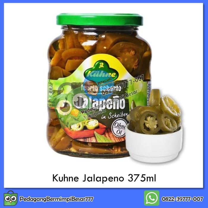 Kuhne Jalapeno Peppers 375ml | Cabe Jalapeno | Acar Jalapeno Best Seller