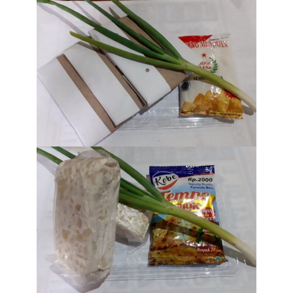 

Paket Tempe Goreng, Tempe Mendoan