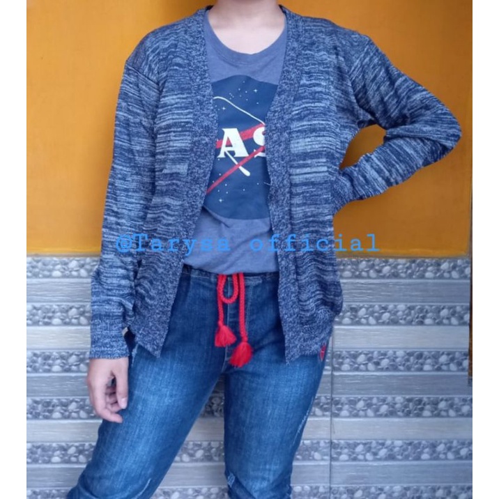 CARDIGAN RAJUT PE // CARDI RAJUT // CARDI RAJUT TANPA KANCING