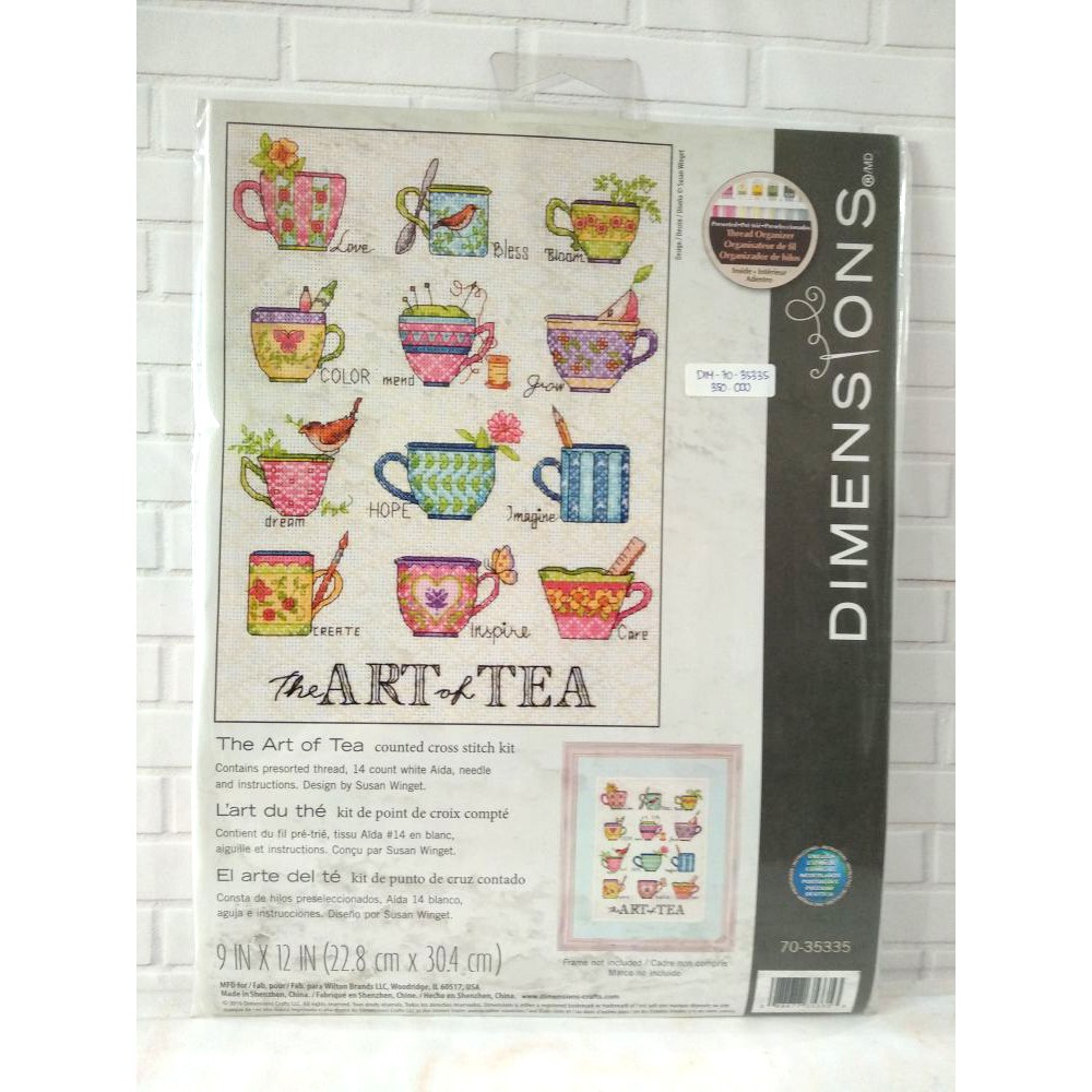 Paket Kristik Original Dimensions 70-35335 The Art Of Tea Shabby