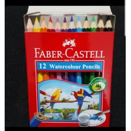 

Pensil warna faber-castell water colour 12 pendek