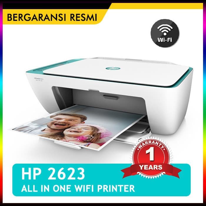 Printer Wireless HP 2623 All In One Print-Scan-Copy-Wifi Garansi Resmi