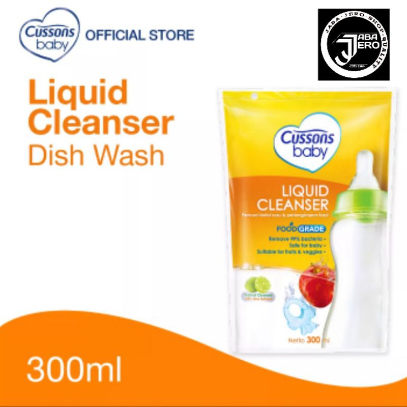 cussons liquid Cleanser 300ml Pencuci Botol khusu botol Bayi