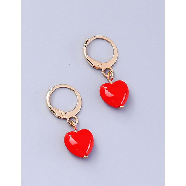 LRC Anting Tusuk Fashion Set Love Earrings F92086