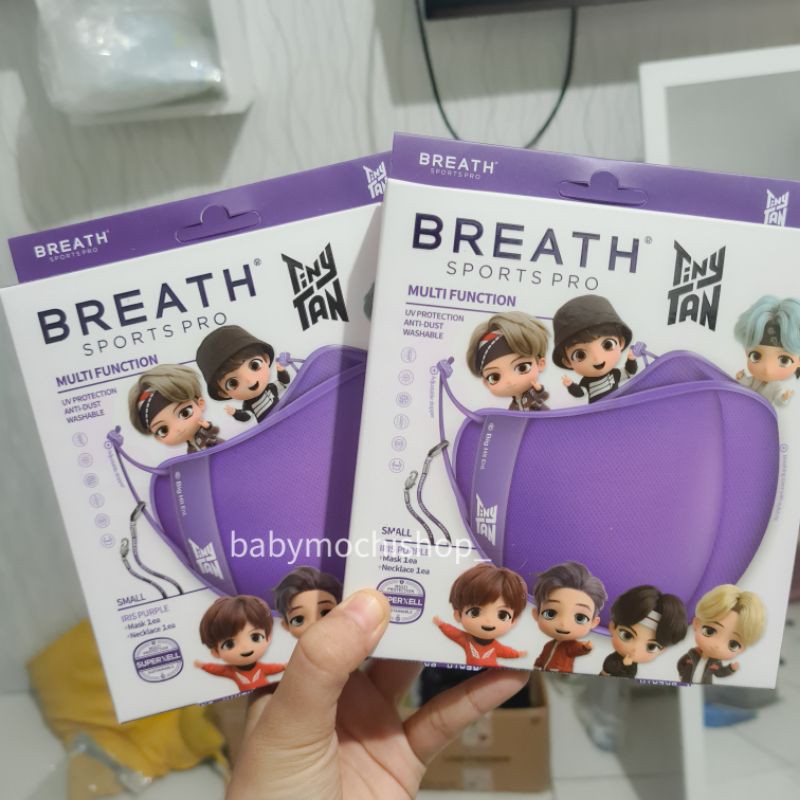 [PELUNASAN] TinyTAN Breath Sports Pro Mask