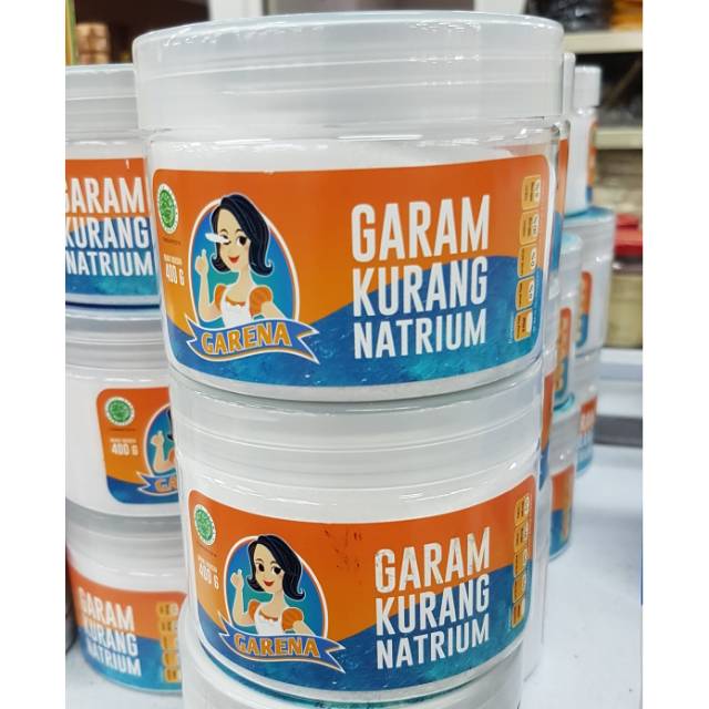 

Garam Kurang Natrium Garena 400gr