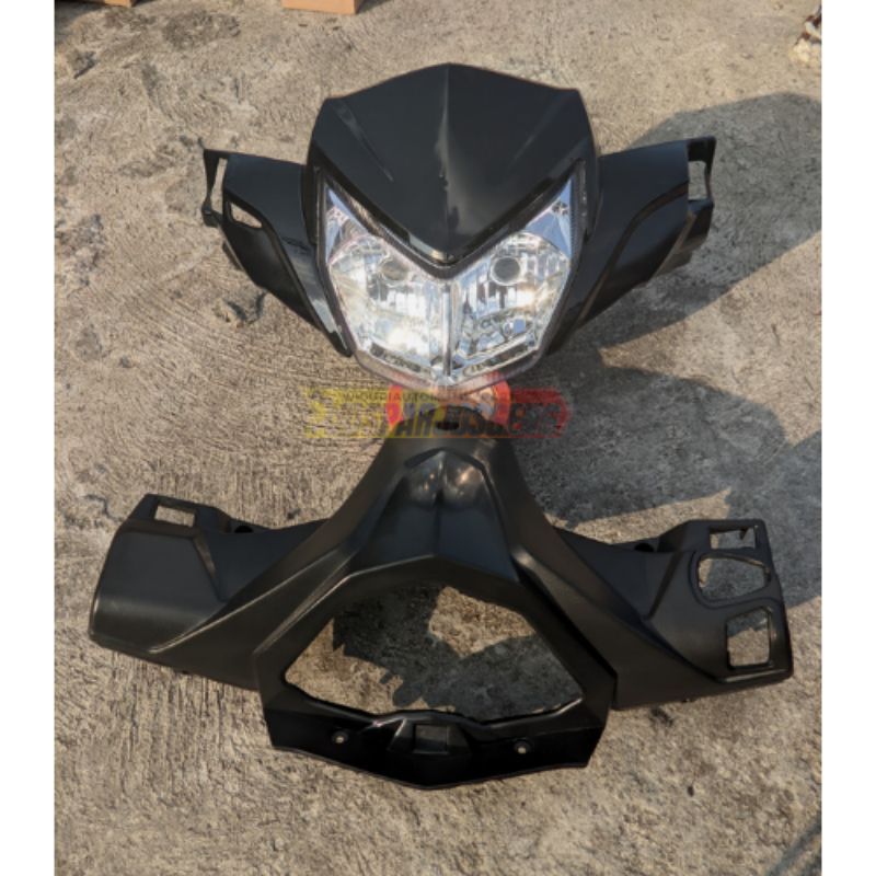 SET BATOK DEPAN BELAKANG PLUS LAMPU DEPAN SUPRA X 125 FI 2015 BATOK DEPAN BELAKANG SUPRA X 125 INJEK