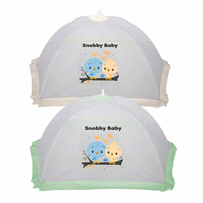 Kelambu Bayi Snobby Mayka Little Bird Vitrase | Kojong Bayi Kelambu Lipat 105x65x46cm SNI Newborn