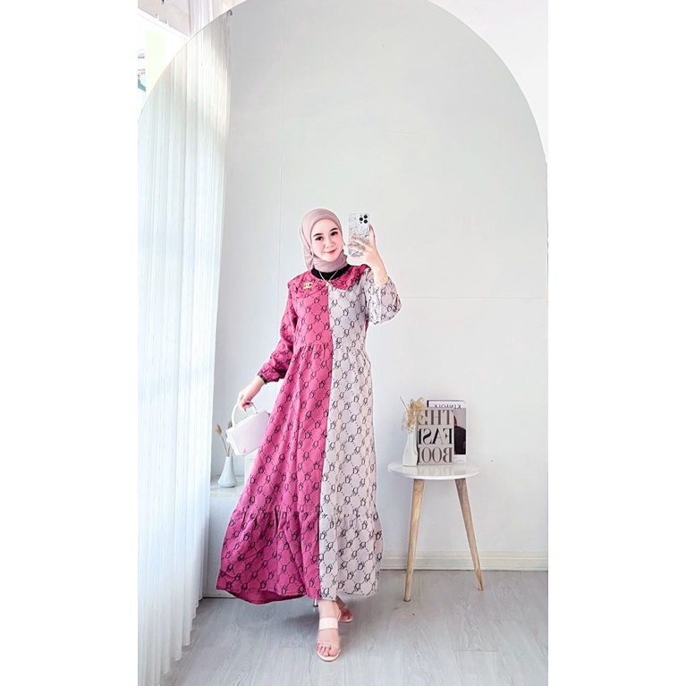 Saroja (012) Gamis Kekinian Gamis Chanel