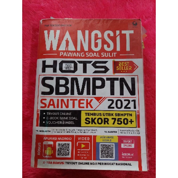 Buku WANGSIT SBMPTN SAINTEK 2021 [preloved]