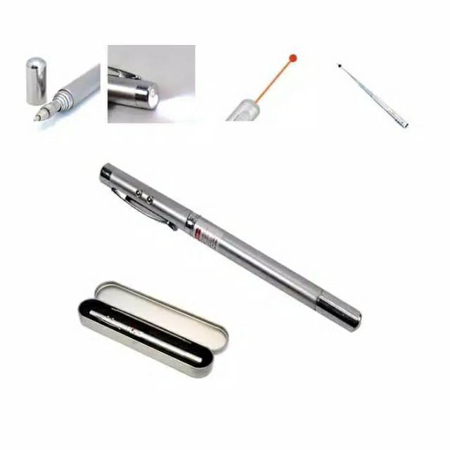 

Pulpen Pen Exclusive Pena 5 in 1 Laser Pointer Box Premium