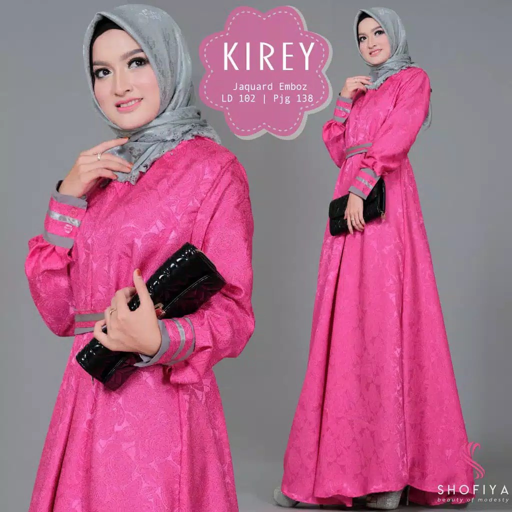 POPULER Kebaya Brokat Aurora WARNA NAVY GREY 