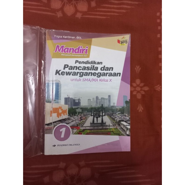BUKU MANDIRI PPKN ERLANGGA KELAS 10