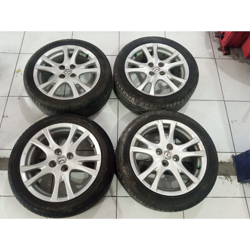 Oem Mazda 2 ring 16 lebar 5,5 pcd 4x100 velg only