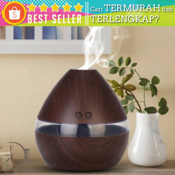 Taffware Aromatherapy Air Humidifier Wood 300ml - Humi H218 - Wooden