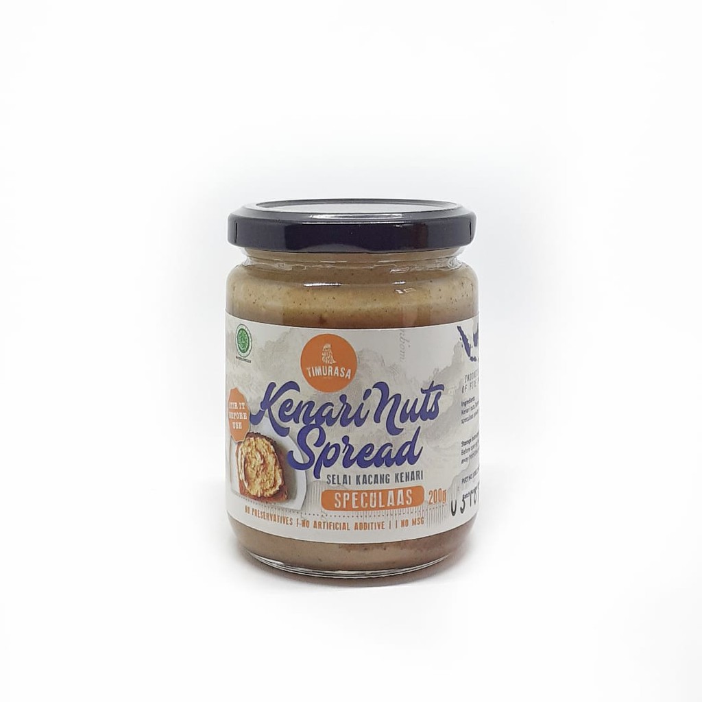 

Timurasa Kenari Nuts Spread Speculas (Selai Kacang Kenari Speculas) Kemasan Jar 200gr