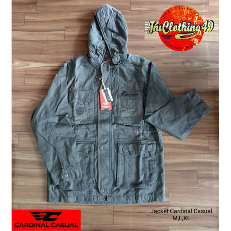  JAKET  Parka Cardinal Shopee  Indonesia