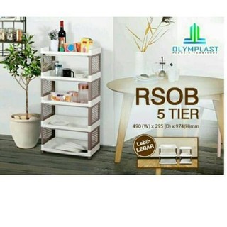 M U R A H Rak susun portable serba guna plastik dapur 