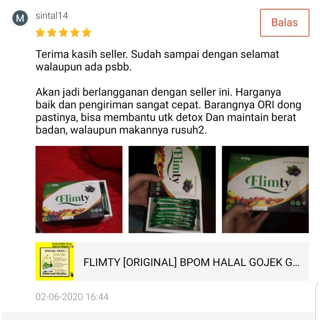 Flimty Fiber Pelangsing Perut Buncit Badan Cepat Dan Ampuh Pria Wanita Penurun Berat Badan Halal BPOM DIET DETOX HERBAL 1 BOX 16 SACHET PAKET PROMO GOLD MINUMAN ORIGINAL ORI 100% ASLI COD Pelakor FLIMITY SLIMTY FLIMINTY FLEMTY FLITY FLYMTI FLYMTY FLIMTI