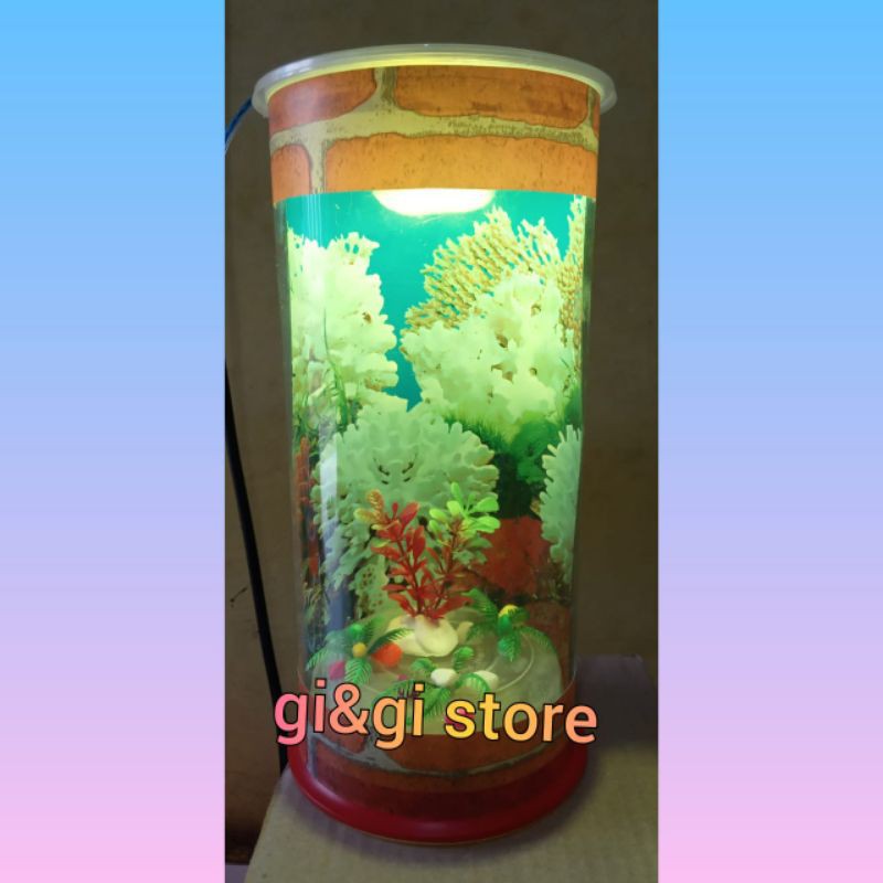 aquarium mini/ tabung/ portable Non Aerator