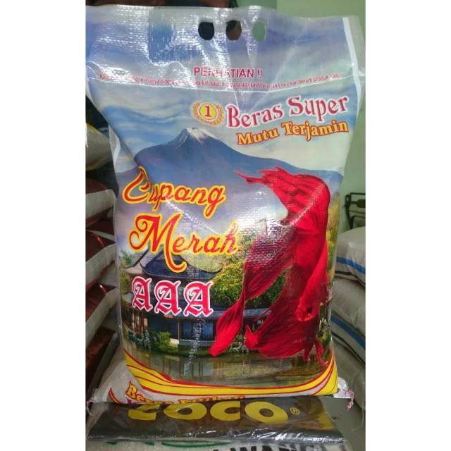 

BERAS SUPER CAP CUPANG MERAH 10KG