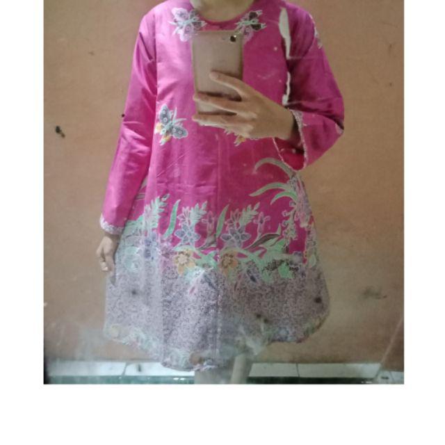 Tunik Batik Kupu Kupu