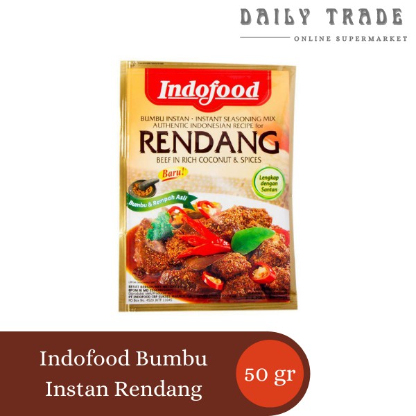 

Indofood Bumbu Instan Rendang 50gr 2 Sachet