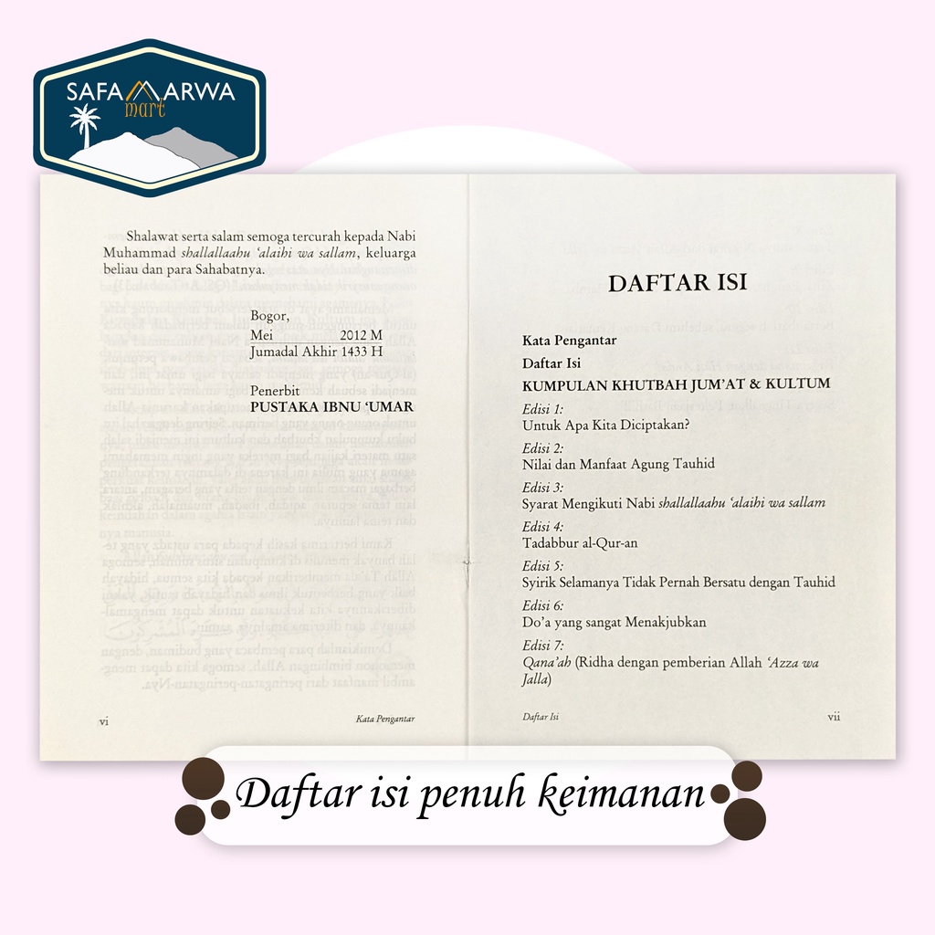 BUKU KUMPULAN KHUTBAH JUM'AT & KULTUM BERDASARKAN AL-QURAN DAN AS-SUNNAH JILID 1-1