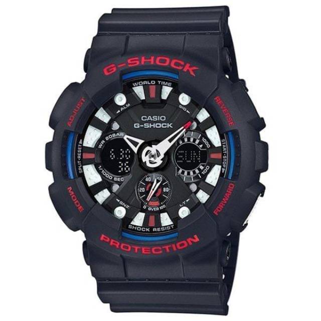 Jam Tangan Pria CASIO G-SHOCK GA-120 GA-120TR-1A GA-120TR-1ADR [ORIGINAL]