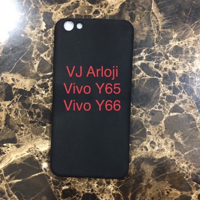 KOPS Soft Case Black Matte Vivo Y65 / Y66 / V5 Lite Kondom HP