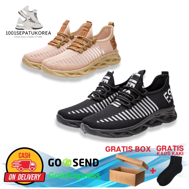 1001 IMPORT SEPATU SNEAKERS PRIA SPORT UNIVERSE + BOX DAN KAOS KAKI !!! - 2 WARNA