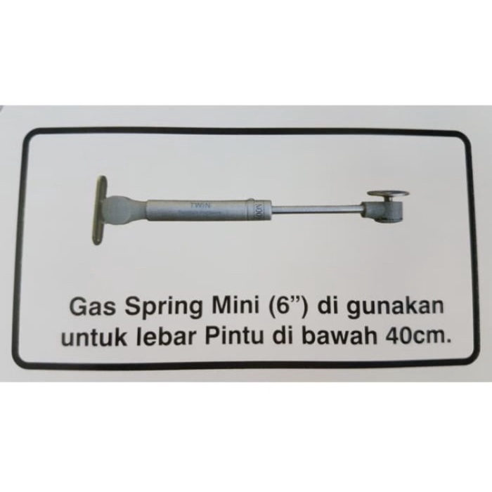 BISA BAYAR DITEMPAT Gas Spring Twin 60 N Pegas Hidrolik Jok Motor Pintu Kitchen Set DISKON