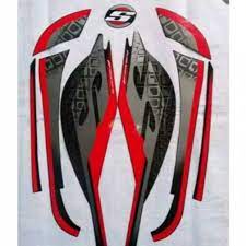 Striping Sticker Stiker SCOOPY FI ESP NEW K93 DONAT 2017 2018 2019 2020 warna merah doff