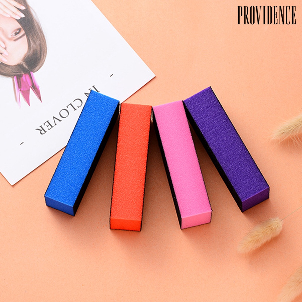 2 / 10 / 12 Pcs Alat Pengamplasan Blok Poles Kuku Multi Sisi Anti Abrasi Untuk Manicure Wanita