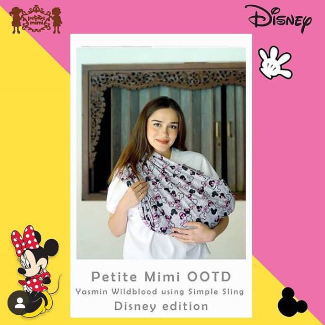 PETITEMIMI SIMPLE SLING DISNEY (GENDONGAN KAOS)