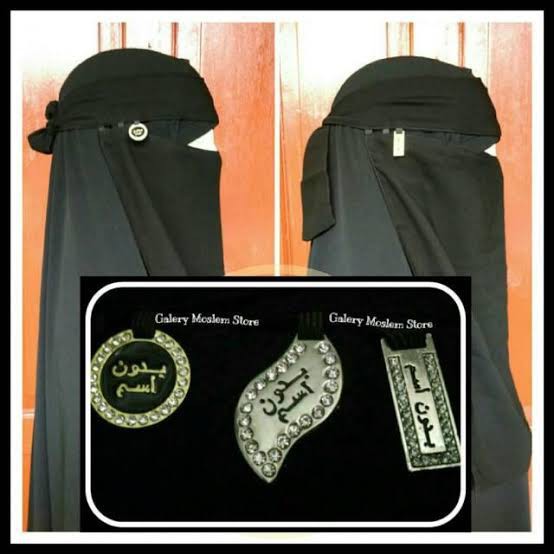 Cadar bandana Bandul import saudi bedoon essm original - cadar bandul/cadar mata/cadar impor